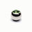 Light Green Gem 5mm Belly Button Ring Ball Top