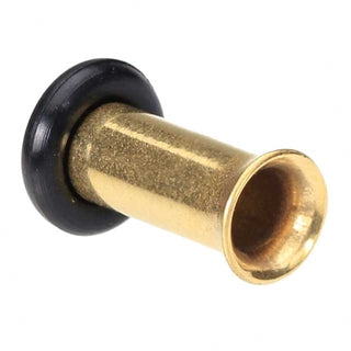 6g Gold Plated Single Flared Tunnel Ear Plug
