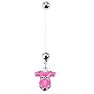 It's a Girl Onesie Pregnant Belly Ring