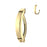 Gold High Quality Precision All Hinged Belly Ring