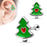 Christmas Tree with Heart Cartilage Silver