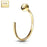 14 Kt Gold Nose Hoop Ring - 20GA