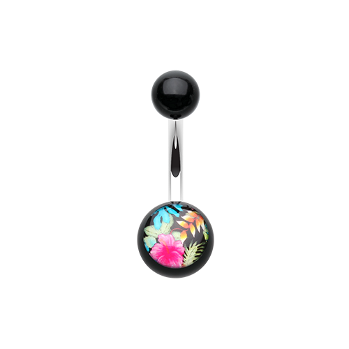 Acrylic Tropical Belly Ring
