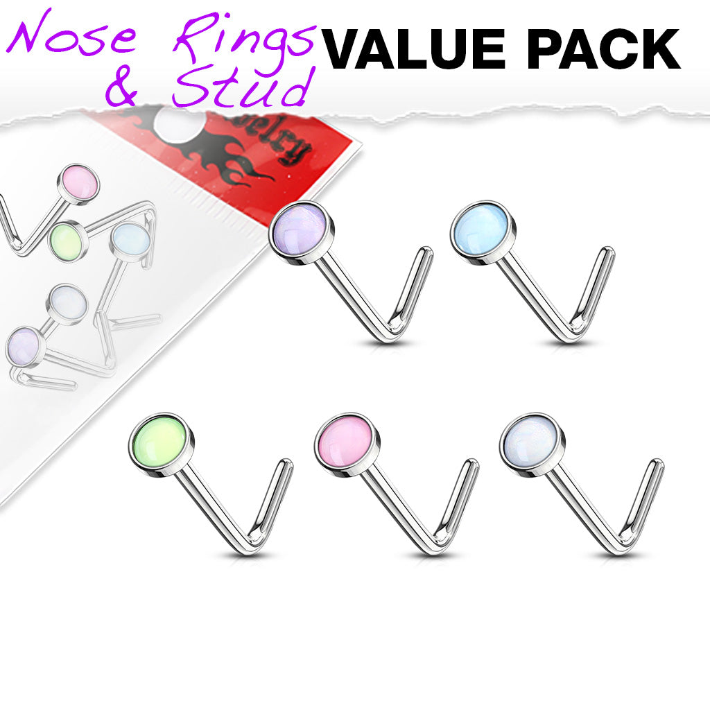 Silver Nose Rings
