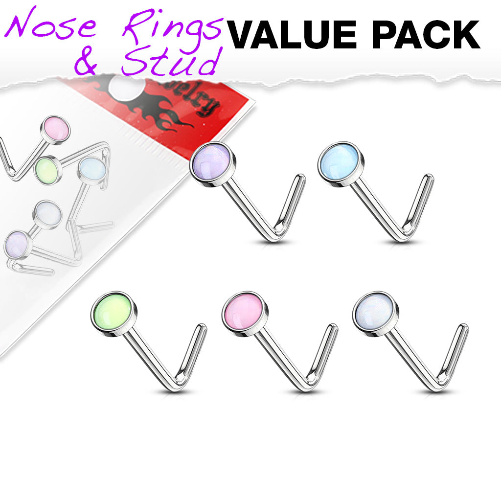 20 Gauge Nose Rings