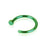 18g Green Titanium Hoop Nose Ring