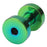 8 Gauge Screw Fit Flesh Tunnel Green Titanium Plated - Sold Individually