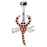 Jeweled Scorpion Belly Ring