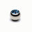 Aqua Gem 5mm Belly Button Ring Ball Top