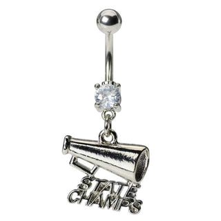 Cheer State Champ Belly Ring