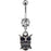 Vintage Owl Belly Button Ring