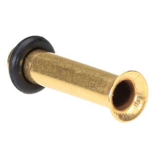 10g Gold Plated Single Flared Tunnel Ear Plug