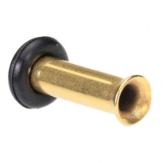 8g Gold Plated Single Flared Tunnel Ear Plug