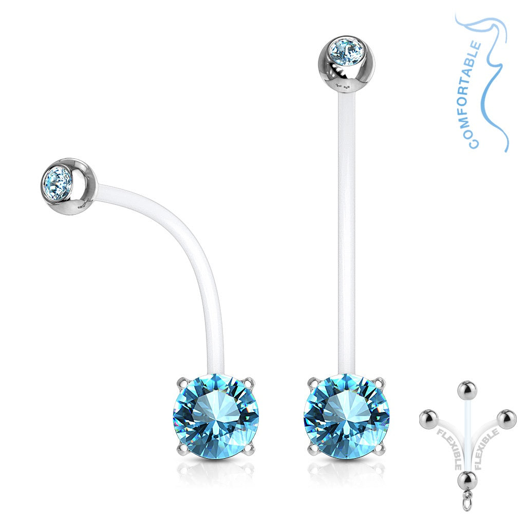 Pregnant Belly Button Piercing Rings