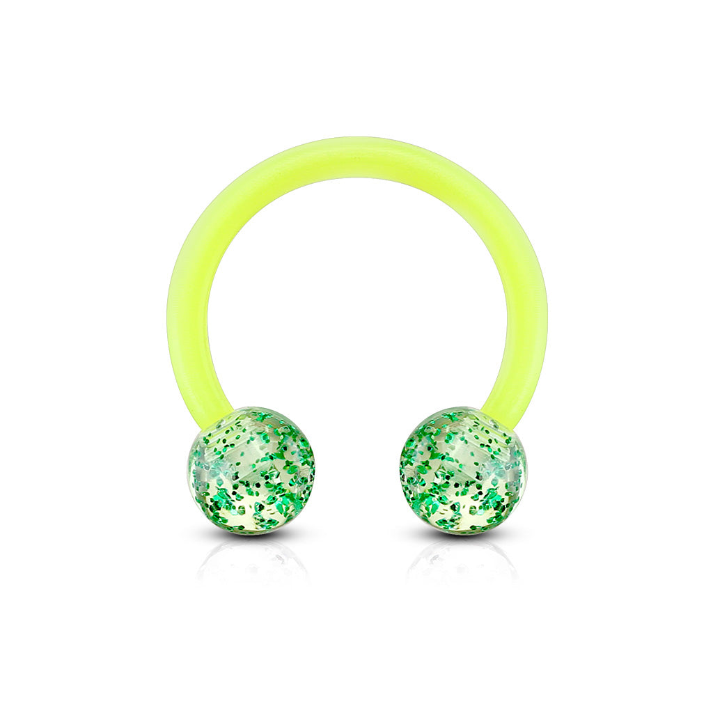 Neon Green Belly Rings