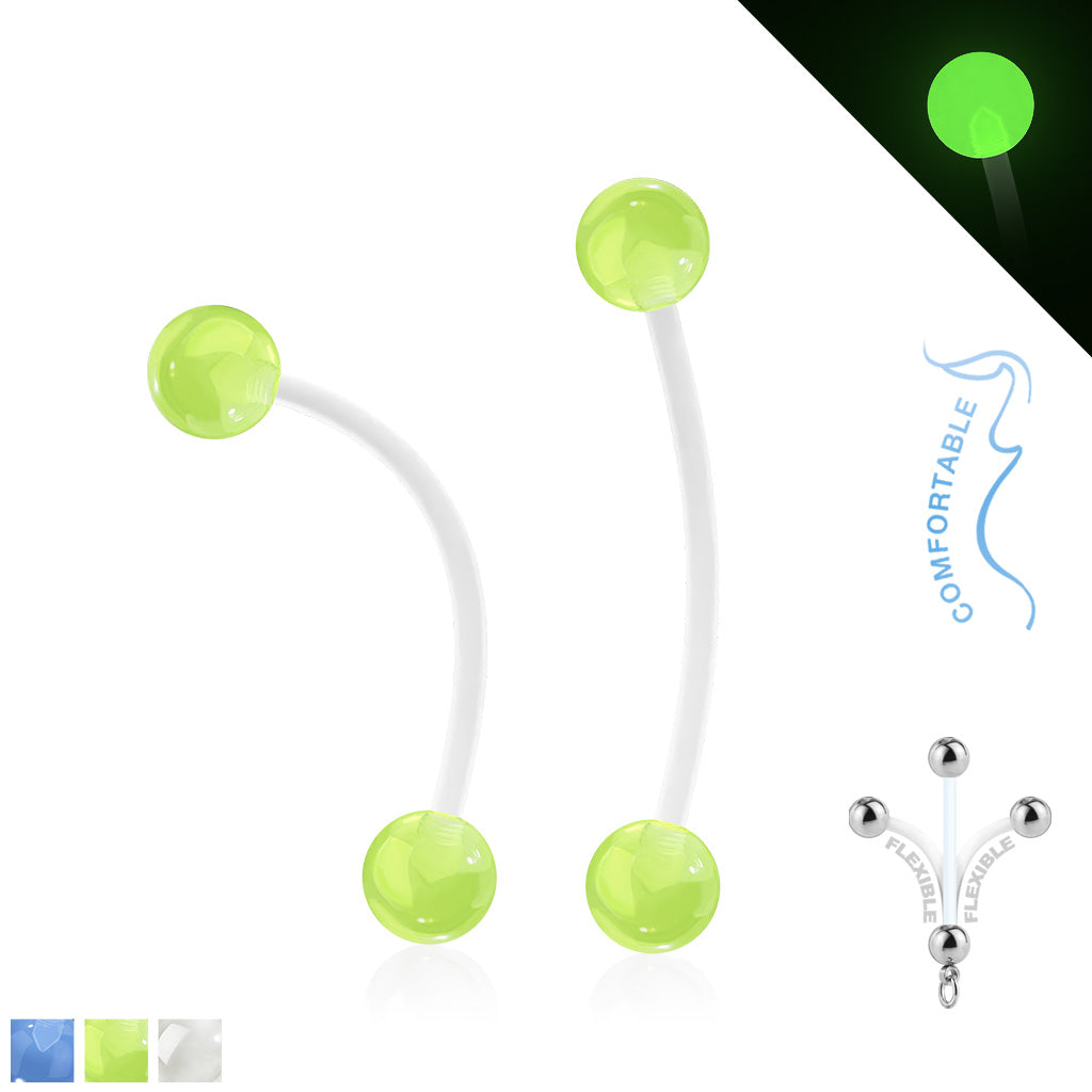 Glow in the Dark Belly Rings