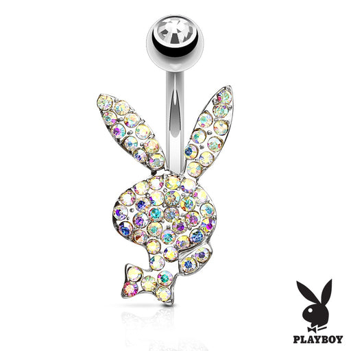Iridescent Playboy Belly Ring