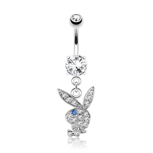 Playboy Bunny Dangling Belly Ring