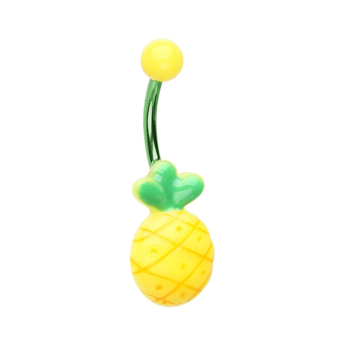 Tropical Pineapple Belly Ring