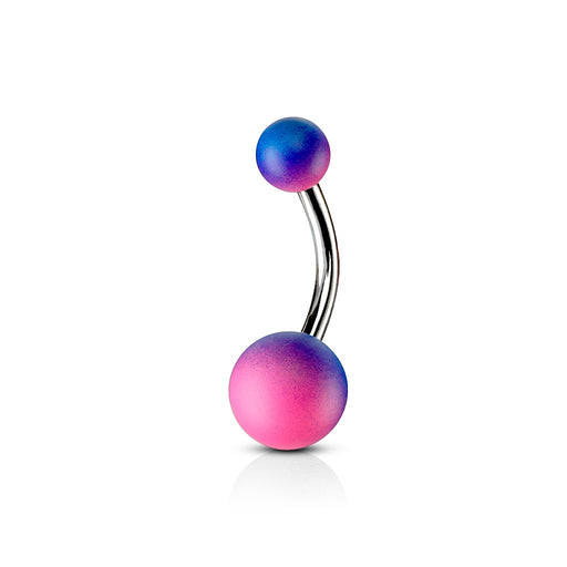 Ombre Two Tone Pink Belly Ring