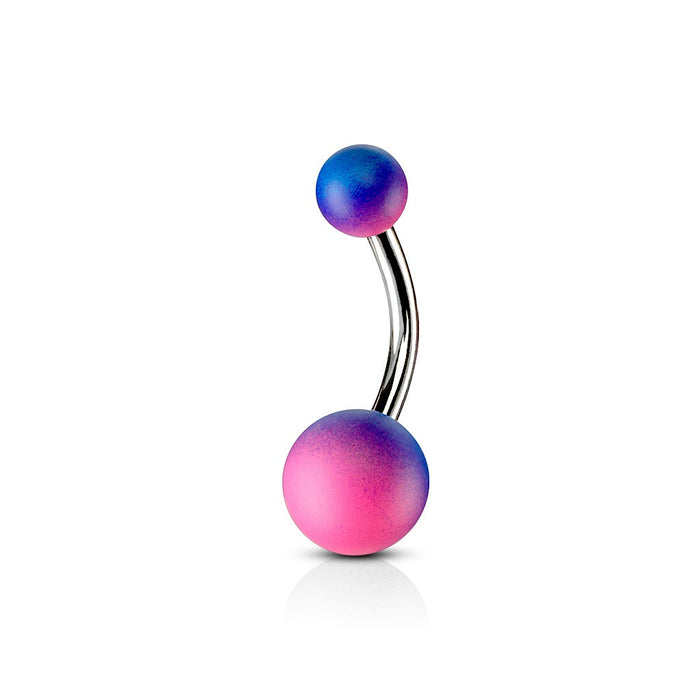 Ombre Two Tone Pink Belly Ring