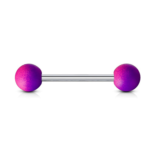 Ombre Two Tone Purple Tongue Ring