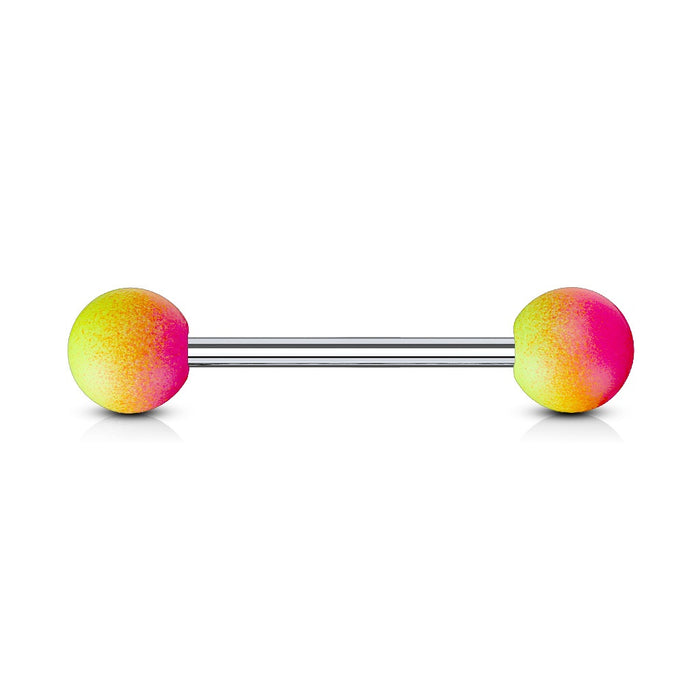 Ombre Two Tone Yellow Tongue Ring