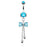 Aqua Ribbon CZ with Cascading Beads Belly Ring