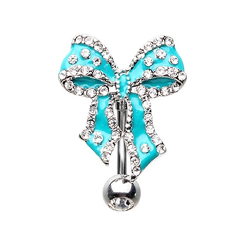 Reverse Bow Tie Belly Ring