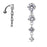 Clear Top Drop CZ Belly Ring