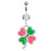 Lucky Clover Belly Ring
