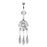 Clear Dreamcatcher Belly Ring