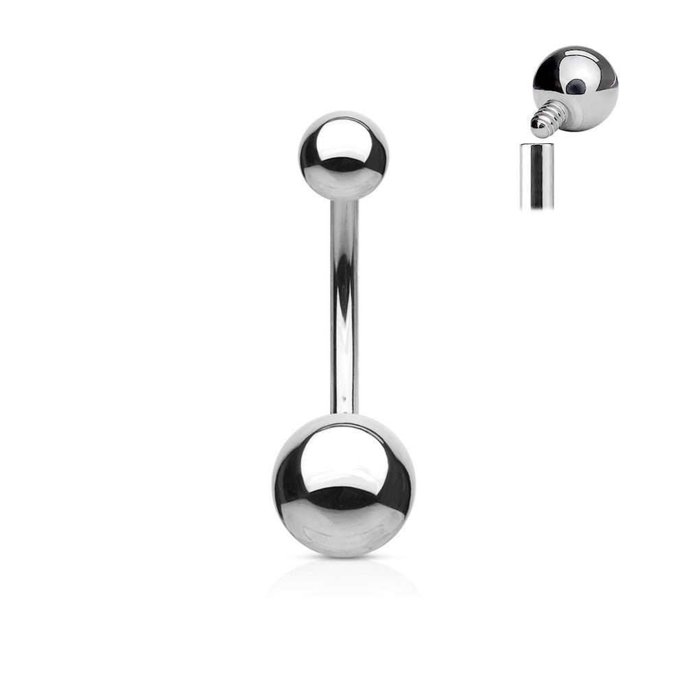 Internally Threaded Surgical Steel Belly Ring