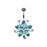 Lily Blossom Belly Ring