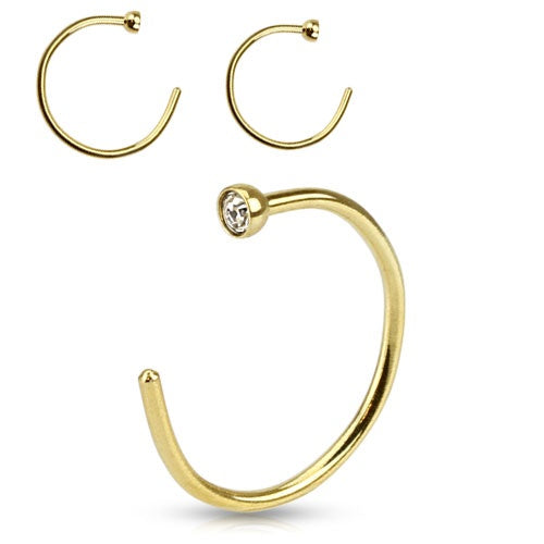 Gold Nose Ring - Temu