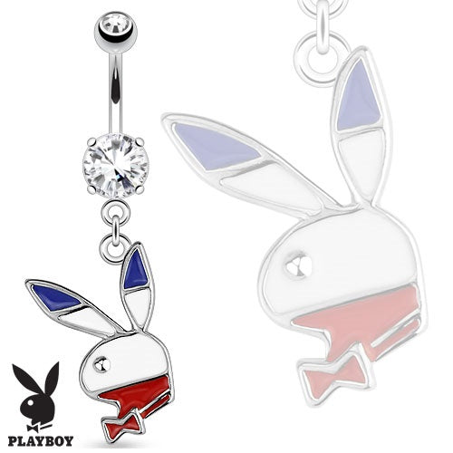 Patriotic Playboy Bunny Belly Ring