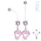 Pink Baby Feet Pregnancy Belly Ring