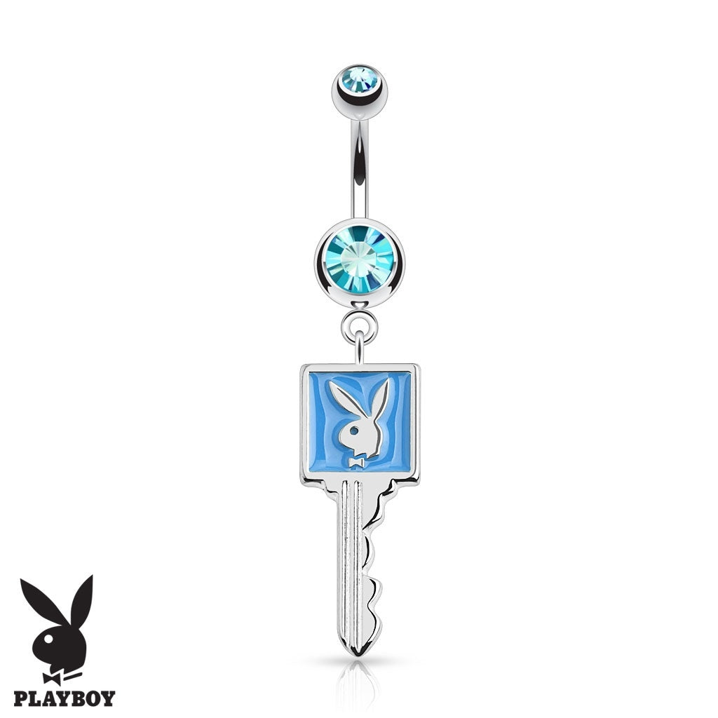 Lock and Key Belly Rings