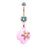Rose Gold Seashell Belly Ring