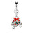 Silver Jingle Bells Belly Ring