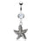 Vintage Starfish Belly Button Ring